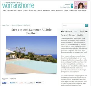 Le Case di Tindari listed on Woman & Home