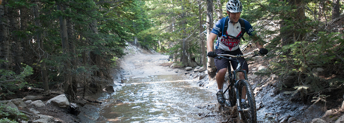 mountain bike ride