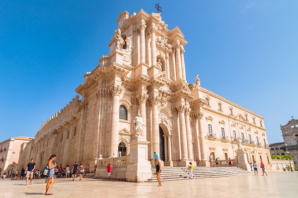 the magnificent Duomo in Syracuse