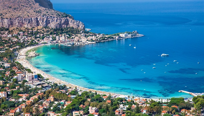 Mondello beach, Palermo