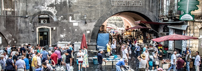 Sicily food and flea market: Palermo, Catania and Syracuse