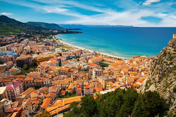 Cefalù seen from La Rocca promontory