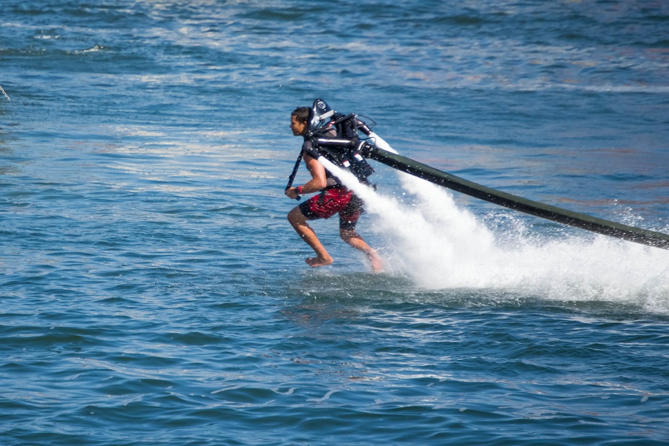 Flyboarding in Sicily